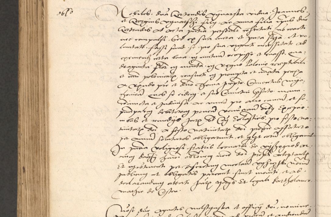 Zdjęcie nr 980 dla obiektu archiwalnego: Acta actorum, obligacionum sententiarumque tam interlocutoriarum quam diffinitivarum coram reverendo domino Thoma Roschnowsky canonico et officiali Cracoviensi generali ad annum Domini 1534, indicione septima, pontificatus sanctissimi in Christo patris domini et domini Clementis pape septimi, anno ipsius undecimo vel alias, ut dicitur vacante sede apostolica feliciter continuantur