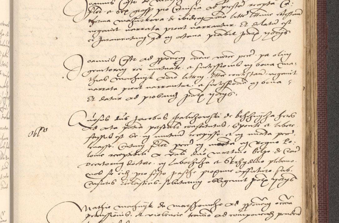 Zdjęcie nr 979 dla obiektu archiwalnego: Acta actorum, obligacionum sententiarumque tam interlocutoriarum quam diffinitivarum coram reverendo domino Thoma Roschnowsky canonico et officiali Cracoviensi generali ad annum Domini 1534, indicione septima, pontificatus sanctissimi in Christo patris domini et domini Clementis pape septimi, anno ipsius undecimo vel alias, ut dicitur vacante sede apostolica feliciter continuantur