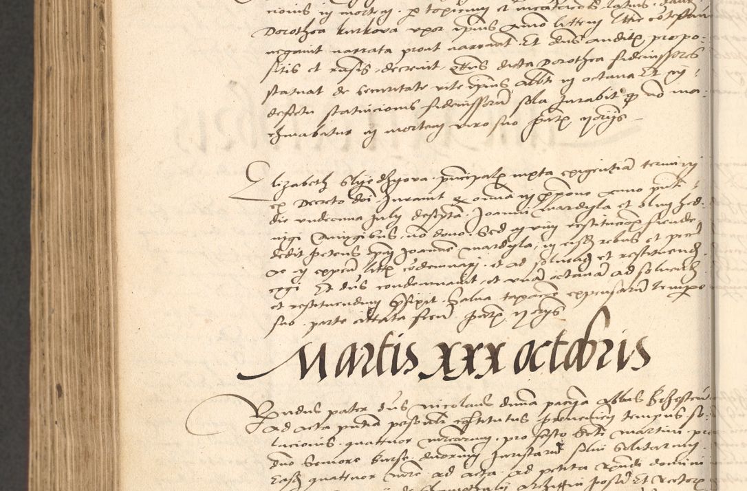 Zdjęcie nr 972 dla obiektu archiwalnego: Acta actorum, obligacionum sententiarumque tam interlocutoriarum quam diffinitivarum coram reverendo domino Thoma Roschnowsky canonico et officiali Cracoviensi generali ad annum Domini 1534, indicione septima, pontificatus sanctissimi in Christo patris domini et domini Clementis pape septimi, anno ipsius undecimo vel alias, ut dicitur vacante sede apostolica feliciter continuantur