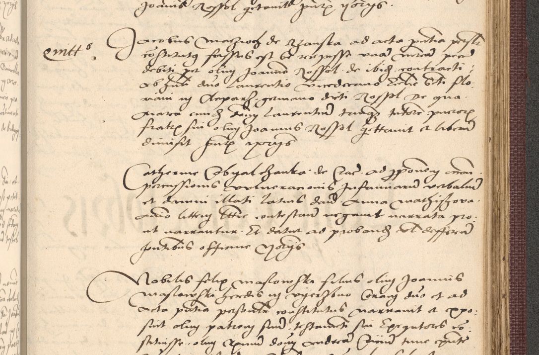 Zdjęcie nr 965 dla obiektu archiwalnego: Acta actorum, obligacionum sententiarumque tam interlocutoriarum quam diffinitivarum coram reverendo domino Thoma Roschnowsky canonico et officiali Cracoviensi generali ad annum Domini 1534, indicione septima, pontificatus sanctissimi in Christo patris domini et domini Clementis pape septimi, anno ipsius undecimo vel alias, ut dicitur vacante sede apostolica feliciter continuantur