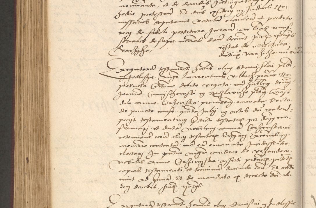 Zdjęcie nr 938 dla obiektu archiwalnego: Acta actorum, obligacionum sententiarumque tam interlocutoriarum quam diffinitivarum coram reverendo domino Thoma Roschnowsky canonico et officiali Cracoviensi generali ad annum Domini 1534, indicione septima, pontificatus sanctissimi in Christo patris domini et domini Clementis pape septimi, anno ipsius undecimo vel alias, ut dicitur vacante sede apostolica feliciter continuantur