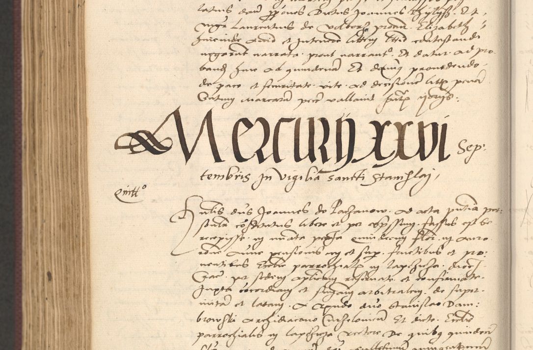 Zdjęcie nr 928 dla obiektu archiwalnego: Acta actorum, obligacionum sententiarumque tam interlocutoriarum quam diffinitivarum coram reverendo domino Thoma Roschnowsky canonico et officiali Cracoviensi generali ad annum Domini 1534, indicione septima, pontificatus sanctissimi in Christo patris domini et domini Clementis pape septimi, anno ipsius undecimo vel alias, ut dicitur vacante sede apostolica feliciter continuantur