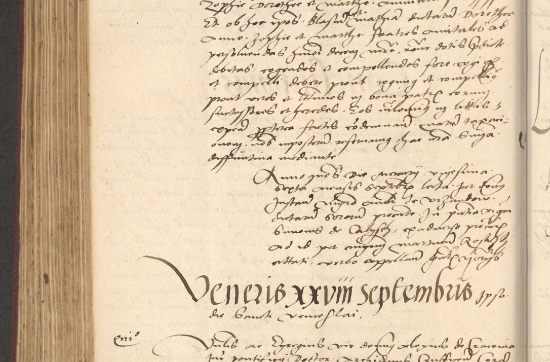 Zdjęcie nr 932 dla obiektu archiwalnego: Acta actorum, obligacionum sententiarumque tam interlocutoriarum quam diffinitivarum coram reverendo domino Thoma Roschnowsky canonico et officiali Cracoviensi generali ad annum Domini 1534, indicione septima, pontificatus sanctissimi in Christo patris domini et domini Clementis pape septimi, anno ipsius undecimo vel alias, ut dicitur vacante sede apostolica feliciter continuantur