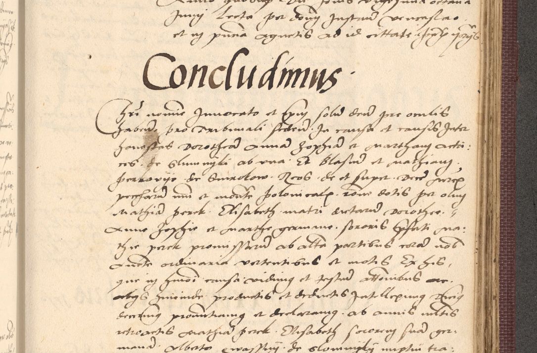 Zdjęcie nr 931 dla obiektu archiwalnego: Acta actorum, obligacionum sententiarumque tam interlocutoriarum quam diffinitivarum coram reverendo domino Thoma Roschnowsky canonico et officiali Cracoviensi generali ad annum Domini 1534, indicione septima, pontificatus sanctissimi in Christo patris domini et domini Clementis pape septimi, anno ipsius undecimo vel alias, ut dicitur vacante sede apostolica feliciter continuantur