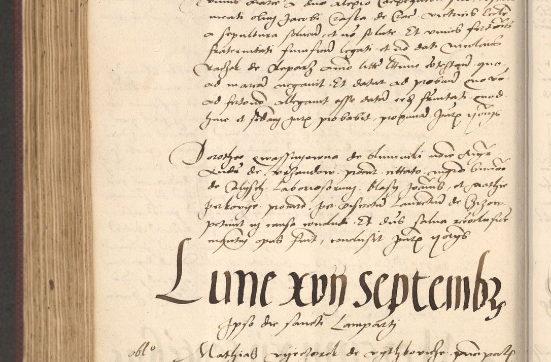 Zdjęcie nr 926 dla obiektu archiwalnego: Acta actorum, obligacionum sententiarumque tam interlocutoriarum quam diffinitivarum coram reverendo domino Thoma Roschnowsky canonico et officiali Cracoviensi generali ad annum Domini 1534, indicione septima, pontificatus sanctissimi in Christo patris domini et domini Clementis pape septimi, anno ipsius undecimo vel alias, ut dicitur vacante sede apostolica feliciter continuantur
