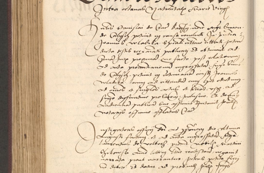 Zdjęcie nr 924 dla obiektu archiwalnego: Acta actorum, obligacionum sententiarumque tam interlocutoriarum quam diffinitivarum coram reverendo domino Thoma Roschnowsky canonico et officiali Cracoviensi generali ad annum Domini 1534, indicione septima, pontificatus sanctissimi in Christo patris domini et domini Clementis pape septimi, anno ipsius undecimo vel alias, ut dicitur vacante sede apostolica feliciter continuantur