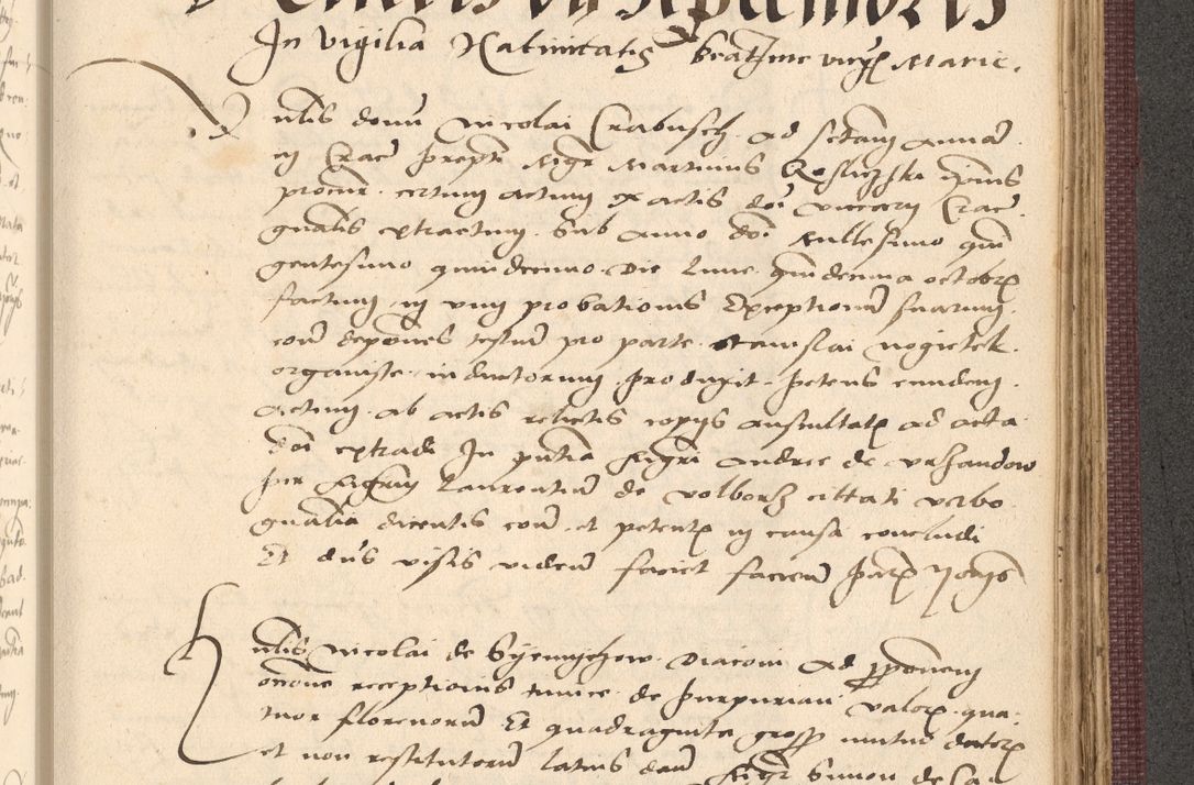 Zdjęcie nr 923 dla obiektu archiwalnego: Acta actorum, obligacionum sententiarumque tam interlocutoriarum quam diffinitivarum coram reverendo domino Thoma Roschnowsky canonico et officiali Cracoviensi generali ad annum Domini 1534, indicione septima, pontificatus sanctissimi in Christo patris domini et domini Clementis pape septimi, anno ipsius undecimo vel alias, ut dicitur vacante sede apostolica feliciter continuantur