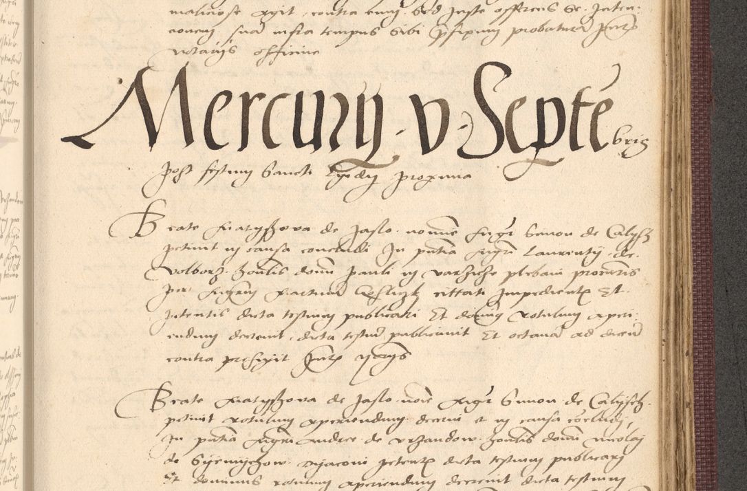 Zdjęcie nr 921 dla obiektu archiwalnego: Acta actorum, obligacionum sententiarumque tam interlocutoriarum quam diffinitivarum coram reverendo domino Thoma Roschnowsky canonico et officiali Cracoviensi generali ad annum Domini 1534, indicione septima, pontificatus sanctissimi in Christo patris domini et domini Clementis pape septimi, anno ipsius undecimo vel alias, ut dicitur vacante sede apostolica feliciter continuantur