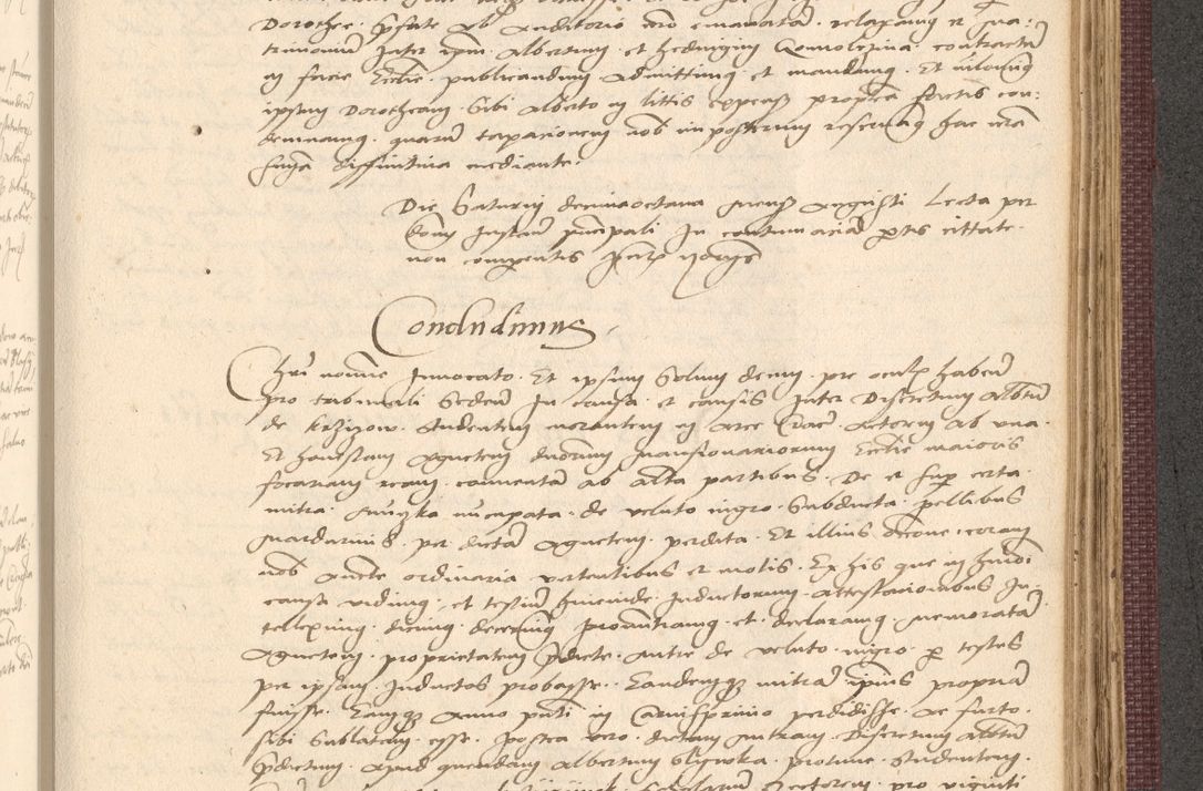 Zdjęcie nr 911 dla obiektu archiwalnego: Acta actorum, obligacionum sententiarumque tam interlocutoriarum quam diffinitivarum coram reverendo domino Thoma Roschnowsky canonico et officiali Cracoviensi generali ad annum Domini 1534, indicione septima, pontificatus sanctissimi in Christo patris domini et domini Clementis pape septimi, anno ipsius undecimo vel alias, ut dicitur vacante sede apostolica feliciter continuantur