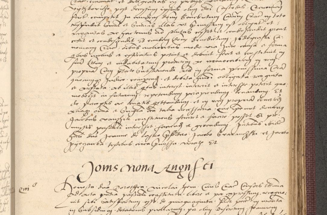 Zdjęcie nr 909 dla obiektu archiwalnego: Acta actorum, obligacionum sententiarumque tam interlocutoriarum quam diffinitivarum coram reverendo domino Thoma Roschnowsky canonico et officiali Cracoviensi generali ad annum Domini 1534, indicione septima, pontificatus sanctissimi in Christo patris domini et domini Clementis pape septimi, anno ipsius undecimo vel alias, ut dicitur vacante sede apostolica feliciter continuantur