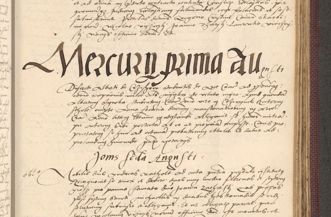 Zdjęcie nr 907 dla obiektu archiwalnego: Acta actorum, obligacionum sententiarumque tam interlocutoriarum quam diffinitivarum coram reverendo domino Thoma Roschnowsky canonico et officiali Cracoviensi generali ad annum Domini 1534, indicione septima, pontificatus sanctissimi in Christo patris domini et domini Clementis pape septimi, anno ipsius undecimo vel alias, ut dicitur vacante sede apostolica feliciter continuantur