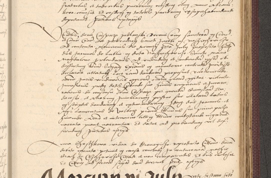 Zdjęcie nr 895 dla obiektu archiwalnego: Acta actorum, obligacionum sententiarumque tam interlocutoriarum quam diffinitivarum coram reverendo domino Thoma Roschnowsky canonico et officiali Cracoviensi generali ad annum Domini 1534, indicione septima, pontificatus sanctissimi in Christo patris domini et domini Clementis pape septimi, anno ipsius undecimo vel alias, ut dicitur vacante sede apostolica feliciter continuantur
