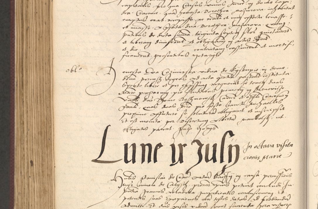Zdjęcie nr 894 dla obiektu archiwalnego: Acta actorum, obligacionum sententiarumque tam interlocutoriarum quam diffinitivarum coram reverendo domino Thoma Roschnowsky canonico et officiali Cracoviensi generali ad annum Domini 1534, indicione septima, pontificatus sanctissimi in Christo patris domini et domini Clementis pape septimi, anno ipsius undecimo vel alias, ut dicitur vacante sede apostolica feliciter continuantur