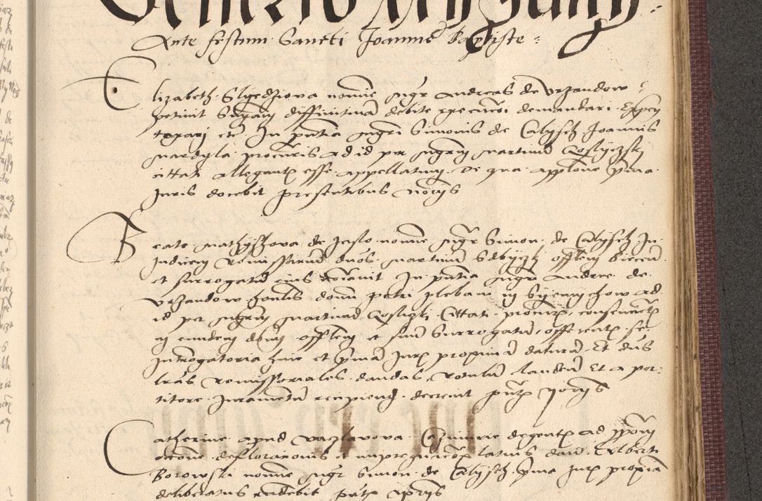 Zdjęcie nr 877 dla obiektu archiwalnego: Acta actorum, obligacionum sententiarumque tam interlocutoriarum quam diffinitivarum coram reverendo domino Thoma Roschnowsky canonico et officiali Cracoviensi generali ad annum Domini 1534, indicione septima, pontificatus sanctissimi in Christo patris domini et domini Clementis pape septimi, anno ipsius undecimo vel alias, ut dicitur vacante sede apostolica feliciter continuantur
