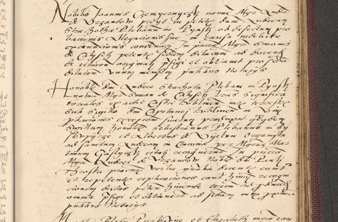 Zdjęcie nr 871 dla obiektu archiwalnego: Acta actorum, obligacionum sententiarumque tam interlocutoriarum quam diffinitivarum coram reverendo domino Thoma Roschnowsky canonico et officiali Cracoviensi generali ad annum Domini 1534, indicione septima, pontificatus sanctissimi in Christo patris domini et domini Clementis pape septimi, anno ipsius undecimo vel alias, ut dicitur vacante sede apostolica feliciter continuantur