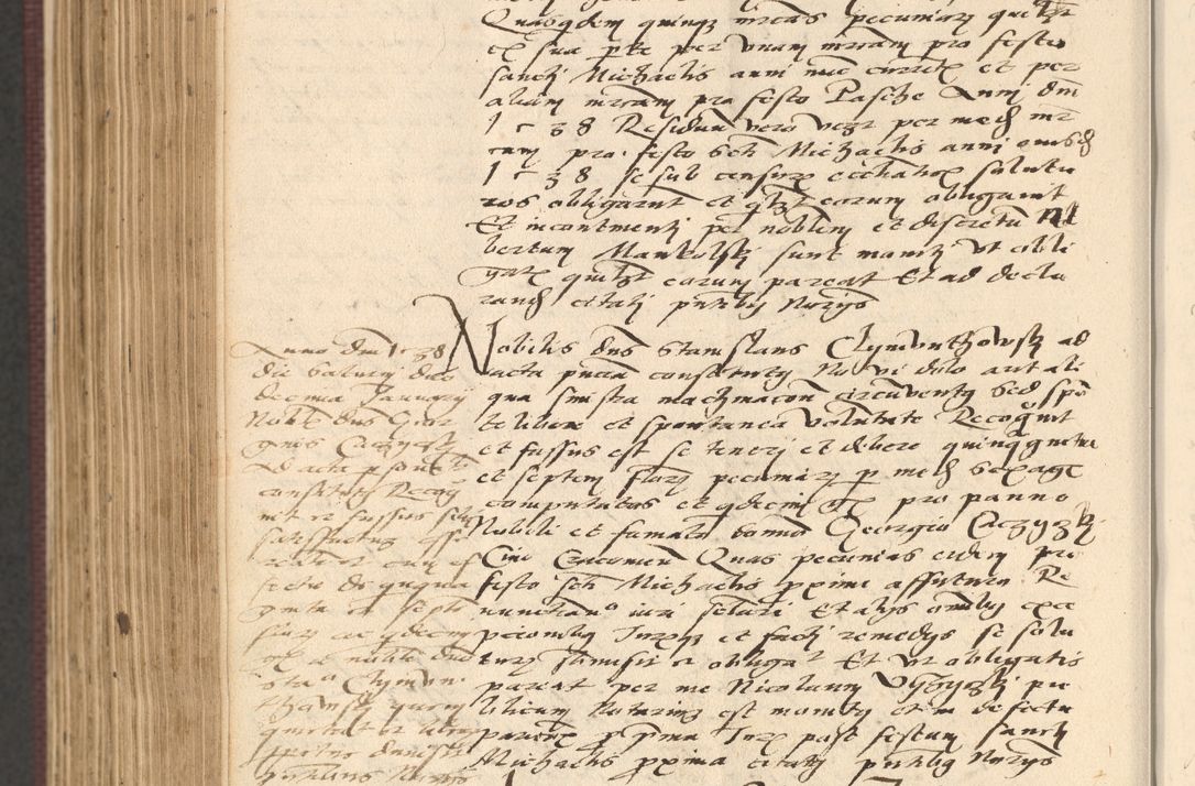 Zdjęcie nr 870 dla obiektu archiwalnego: Acta actorum, obligacionum sententiarumque tam interlocutoriarum quam diffinitivarum coram reverendo domino Thoma Roschnowsky canonico et officiali Cracoviensi generali ad annum Domini 1534, indicione septima, pontificatus sanctissimi in Christo patris domini et domini Clementis pape septimi, anno ipsius undecimo vel alias, ut dicitur vacante sede apostolica feliciter continuantur
