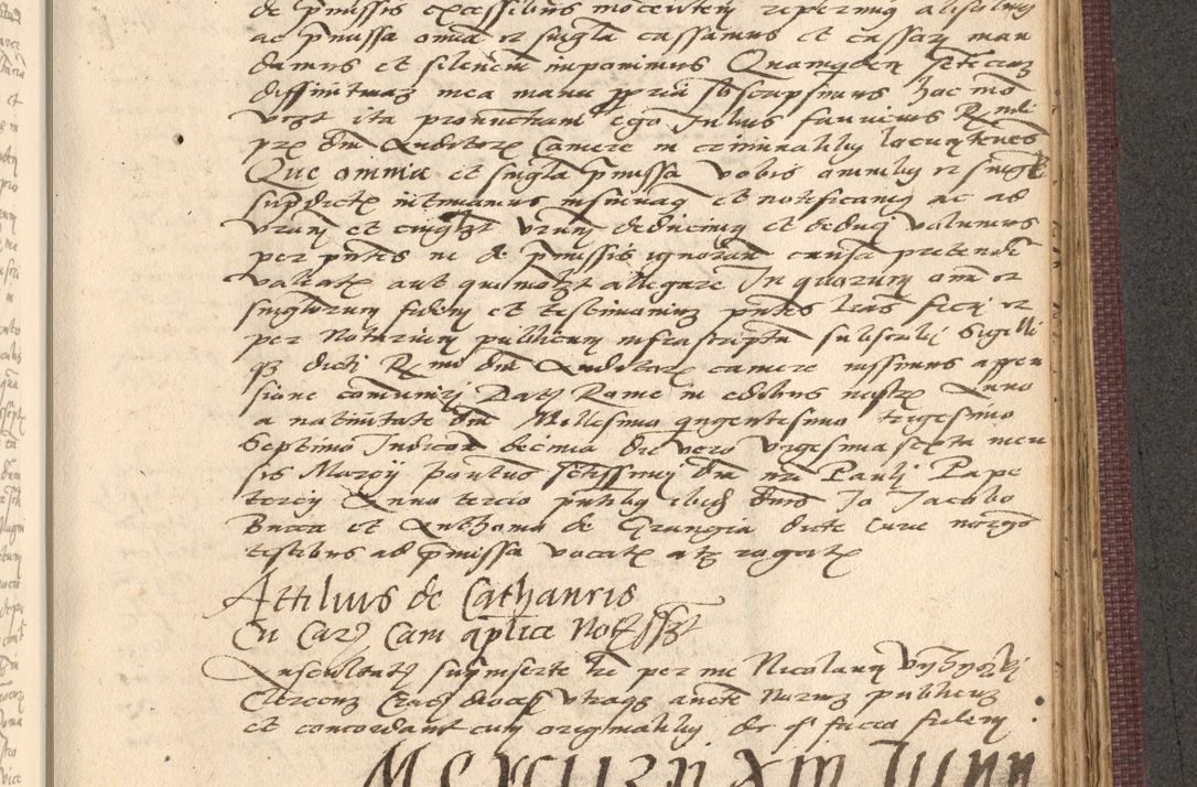 Zdjęcie nr 865 dla obiektu archiwalnego: Acta actorum, obligacionum sententiarumque tam interlocutoriarum quam diffinitivarum coram reverendo domino Thoma Roschnowsky canonico et officiali Cracoviensi generali ad annum Domini 1534, indicione septima, pontificatus sanctissimi in Christo patris domini et domini Clementis pape septimi, anno ipsius undecimo vel alias, ut dicitur vacante sede apostolica feliciter continuantur