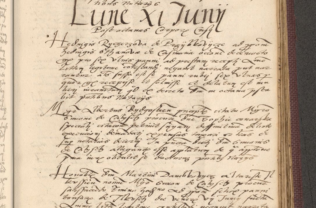 Zdjęcie nr 861 dla obiektu archiwalnego: Acta actorum, obligacionum sententiarumque tam interlocutoriarum quam diffinitivarum coram reverendo domino Thoma Roschnowsky canonico et officiali Cracoviensi generali ad annum Domini 1534, indicione septima, pontificatus sanctissimi in Christo patris domini et domini Clementis pape septimi, anno ipsius undecimo vel alias, ut dicitur vacante sede apostolica feliciter continuantur