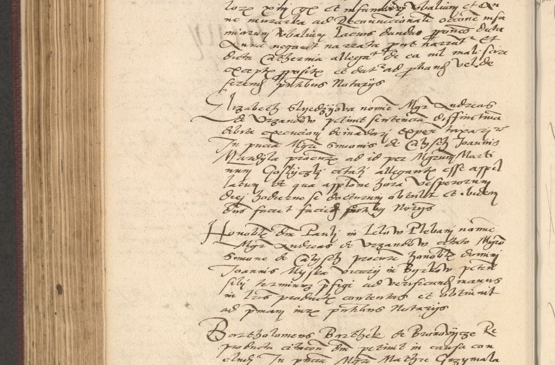 Zdjęcie nr 862 dla obiektu archiwalnego: Acta actorum, obligacionum sententiarumque tam interlocutoriarum quam diffinitivarum coram reverendo domino Thoma Roschnowsky canonico et officiali Cracoviensi generali ad annum Domini 1534, indicione septima, pontificatus sanctissimi in Christo patris domini et domini Clementis pape septimi, anno ipsius undecimo vel alias, ut dicitur vacante sede apostolica feliciter continuantur