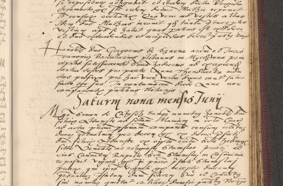 Zdjęcie nr 859 dla obiektu archiwalnego: Acta actorum, obligacionum sententiarumque tam interlocutoriarum quam diffinitivarum coram reverendo domino Thoma Roschnowsky canonico et officiali Cracoviensi generali ad annum Domini 1534, indicione septima, pontificatus sanctissimi in Christo patris domini et domini Clementis pape septimi, anno ipsius undecimo vel alias, ut dicitur vacante sede apostolica feliciter continuantur