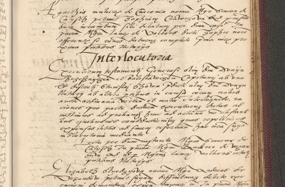 Zdjęcie nr 857 dla obiektu archiwalnego: Acta actorum, obligacionum sententiarumque tam interlocutoriarum quam diffinitivarum coram reverendo domino Thoma Roschnowsky canonico et officiali Cracoviensi generali ad annum Domini 1534, indicione septima, pontificatus sanctissimi in Christo patris domini et domini Clementis pape septimi, anno ipsius undecimo vel alias, ut dicitur vacante sede apostolica feliciter continuantur