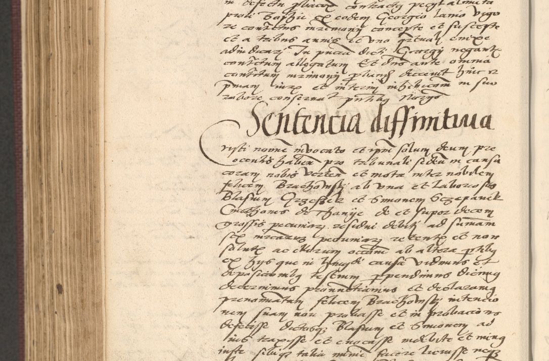 Zdjęcie nr 858 dla obiektu archiwalnego: Acta actorum, obligacionum sententiarumque tam interlocutoriarum quam diffinitivarum coram reverendo domino Thoma Roschnowsky canonico et officiali Cracoviensi generali ad annum Domini 1534, indicione septima, pontificatus sanctissimi in Christo patris domini et domini Clementis pape septimi, anno ipsius undecimo vel alias, ut dicitur vacante sede apostolica feliciter continuantur