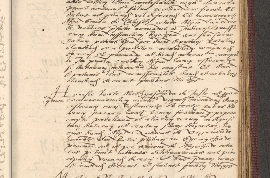 Zdjęcie nr 843 dla obiektu archiwalnego: Acta actorum, obligacionum sententiarumque tam interlocutoriarum quam diffinitivarum coram reverendo domino Thoma Roschnowsky canonico et officiali Cracoviensi generali ad annum Domini 1534, indicione septima, pontificatus sanctissimi in Christo patris domini et domini Clementis pape septimi, anno ipsius undecimo vel alias, ut dicitur vacante sede apostolica feliciter continuantur