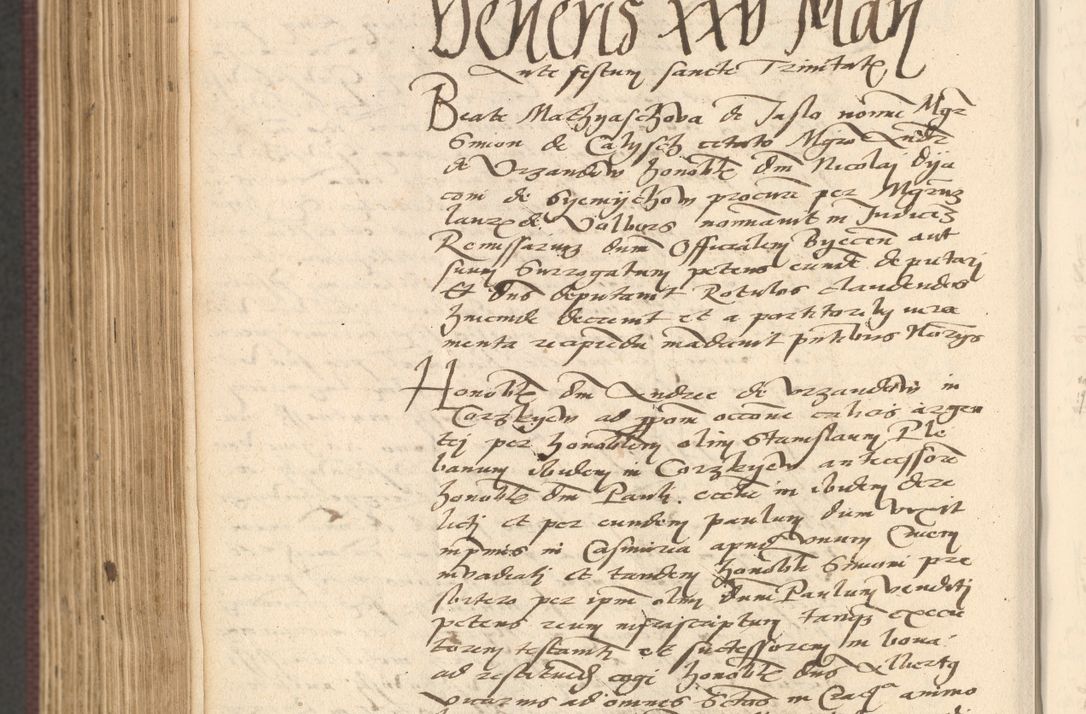Zdjęcie nr 842 dla obiektu archiwalnego: Acta actorum, obligacionum sententiarumque tam interlocutoriarum quam diffinitivarum coram reverendo domino Thoma Roschnowsky canonico et officiali Cracoviensi generali ad annum Domini 1534, indicione septima, pontificatus sanctissimi in Christo patris domini et domini Clementis pape septimi, anno ipsius undecimo vel alias, ut dicitur vacante sede apostolica feliciter continuantur