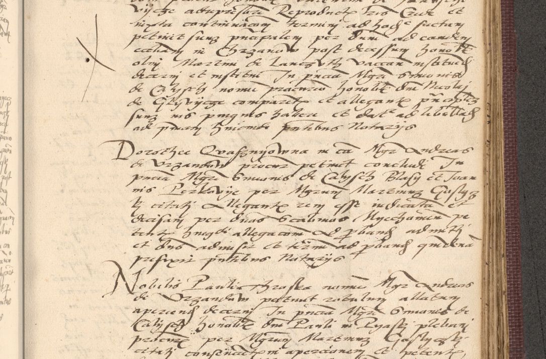 Zdjęcie nr 839 dla obiektu archiwalnego: Acta actorum, obligacionum sententiarumque tam interlocutoriarum quam diffinitivarum coram reverendo domino Thoma Roschnowsky canonico et officiali Cracoviensi generali ad annum Domini 1534, indicione septima, pontificatus sanctissimi in Christo patris domini et domini Clementis pape septimi, anno ipsius undecimo vel alias, ut dicitur vacante sede apostolica feliciter continuantur