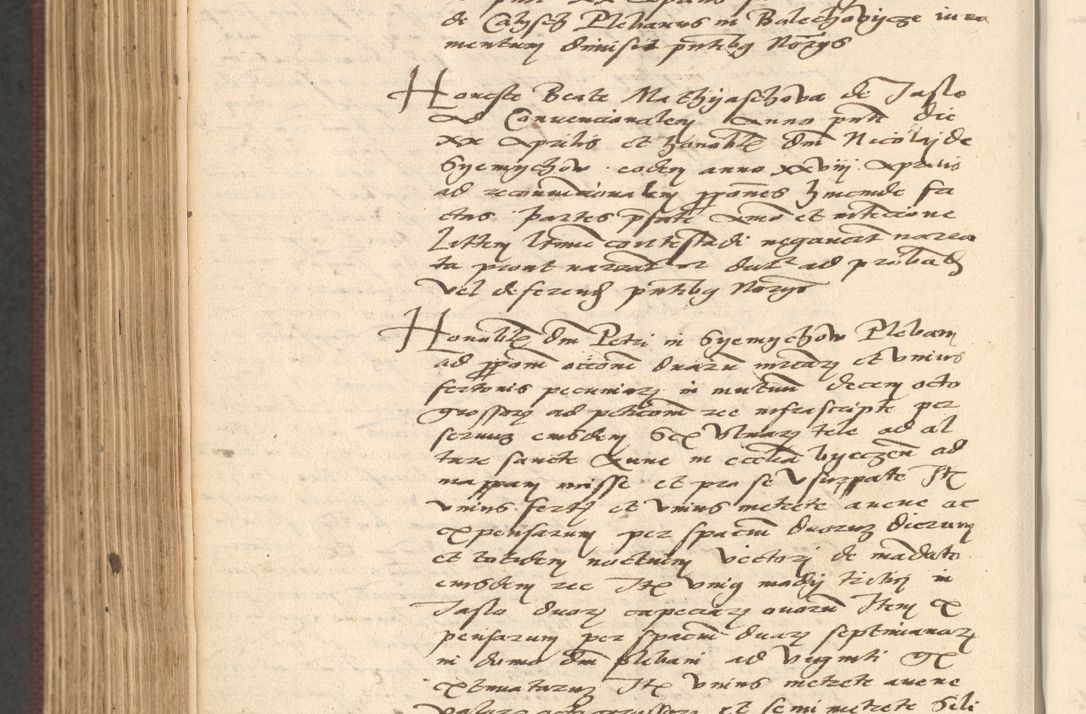 Zdjęcie nr 832 dla obiektu archiwalnego: Acta actorum, obligacionum sententiarumque tam interlocutoriarum quam diffinitivarum coram reverendo domino Thoma Roschnowsky canonico et officiali Cracoviensi generali ad annum Domini 1534, indicione septima, pontificatus sanctissimi in Christo patris domini et domini Clementis pape septimi, anno ipsius undecimo vel alias, ut dicitur vacante sede apostolica feliciter continuantur