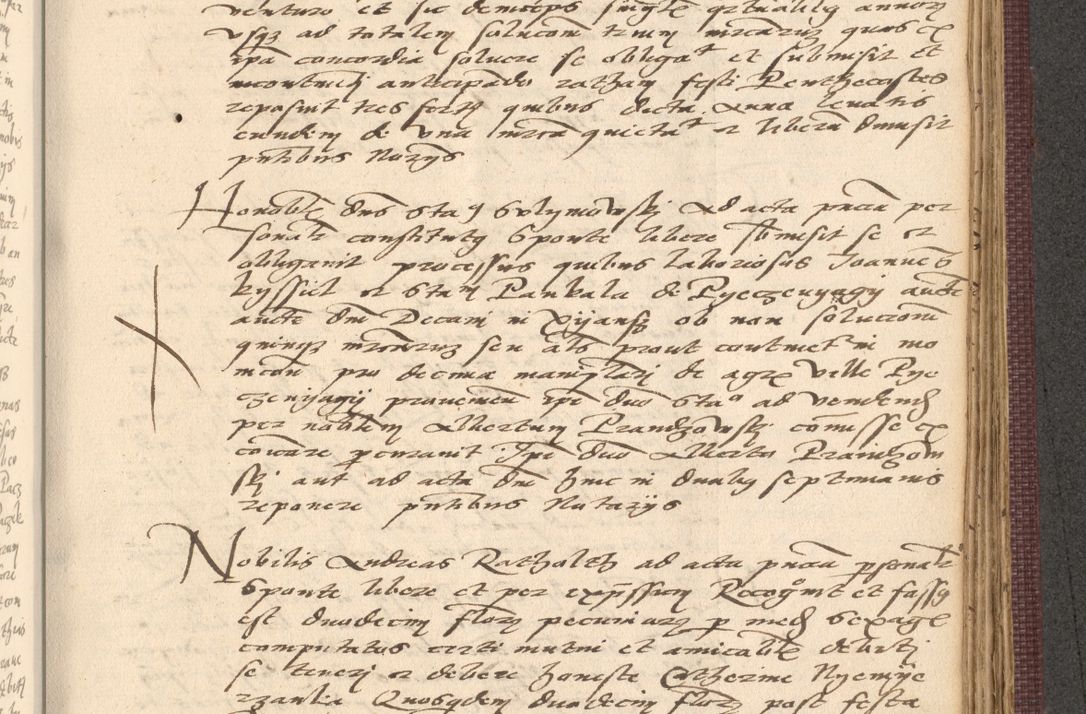 Zdjęcie nr 827 dla obiektu archiwalnego: Acta actorum, obligacionum sententiarumque tam interlocutoriarum quam diffinitivarum coram reverendo domino Thoma Roschnowsky canonico et officiali Cracoviensi generali ad annum Domini 1534, indicione septima, pontificatus sanctissimi in Christo patris domini et domini Clementis pape septimi, anno ipsius undecimo vel alias, ut dicitur vacante sede apostolica feliciter continuantur