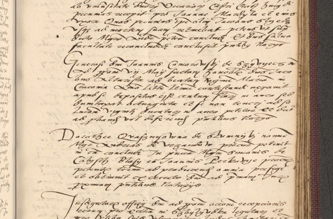 Zdjęcie nr 825 dla obiektu archiwalnego: Acta actorum, obligacionum sententiarumque tam interlocutoriarum quam diffinitivarum coram reverendo domino Thoma Roschnowsky canonico et officiali Cracoviensi generali ad annum Domini 1534, indicione septima, pontificatus sanctissimi in Christo patris domini et domini Clementis pape septimi, anno ipsius undecimo vel alias, ut dicitur vacante sede apostolica feliciter continuantur