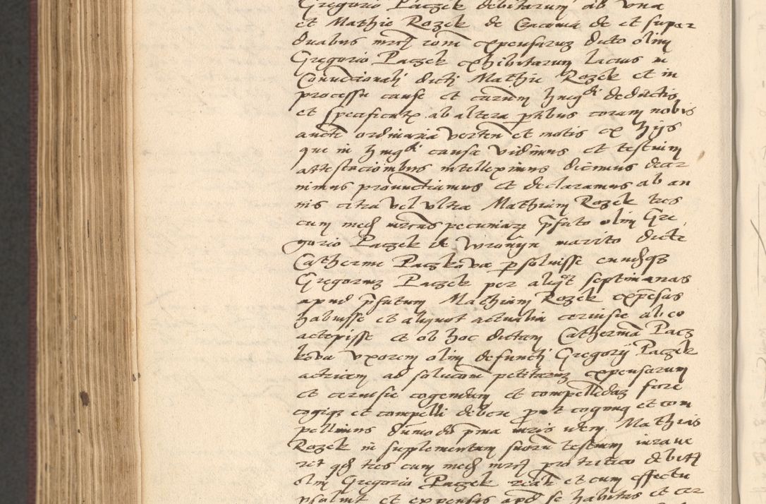 Zdjęcie nr 826 dla obiektu archiwalnego: Acta actorum, obligacionum sententiarumque tam interlocutoriarum quam diffinitivarum coram reverendo domino Thoma Roschnowsky canonico et officiali Cracoviensi generali ad annum Domini 1534, indicione septima, pontificatus sanctissimi in Christo patris domini et domini Clementis pape septimi, anno ipsius undecimo vel alias, ut dicitur vacante sede apostolica feliciter continuantur
