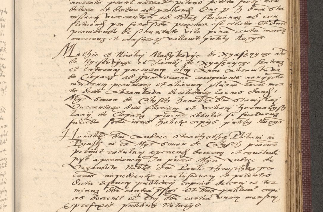 Zdjęcie nr 823 dla obiektu archiwalnego: Acta actorum, obligacionum sententiarumque tam interlocutoriarum quam diffinitivarum coram reverendo domino Thoma Roschnowsky canonico et officiali Cracoviensi generali ad annum Domini 1534, indicione septima, pontificatus sanctissimi in Christo patris domini et domini Clementis pape septimi, anno ipsius undecimo vel alias, ut dicitur vacante sede apostolica feliciter continuantur