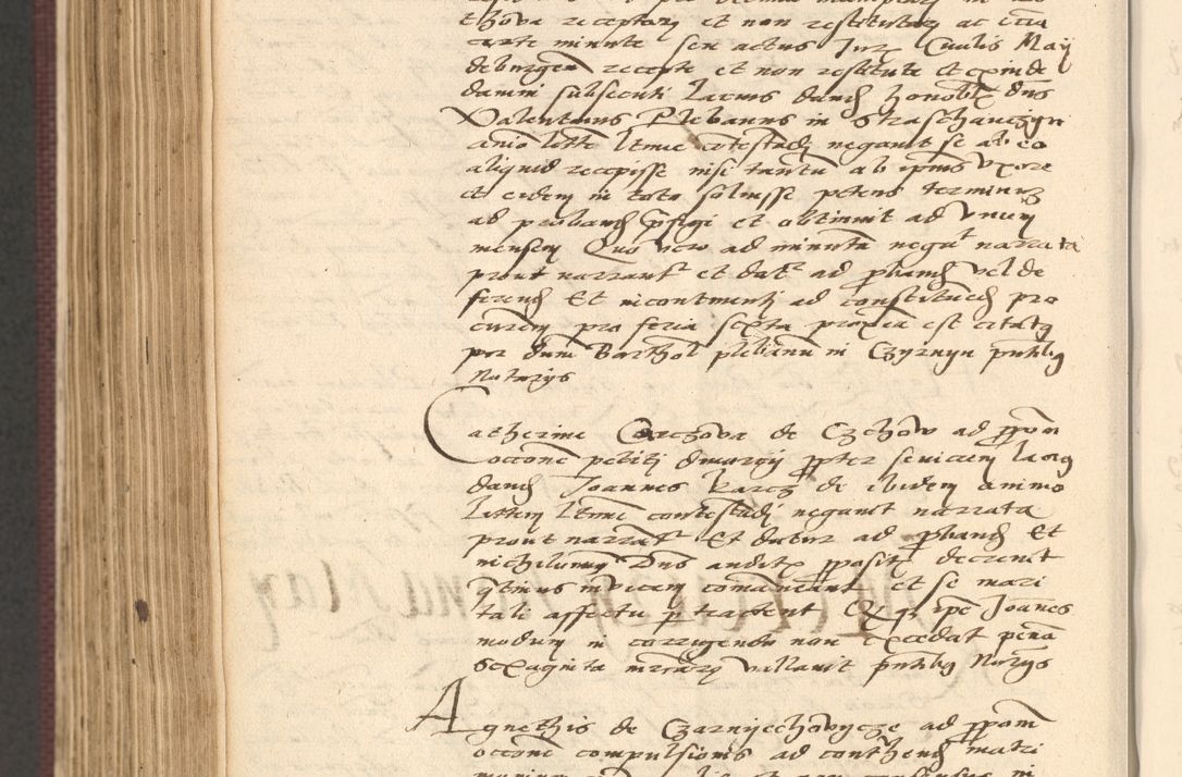 Zdjęcie nr 820 dla obiektu archiwalnego: Acta actorum, obligacionum sententiarumque tam interlocutoriarum quam diffinitivarum coram reverendo domino Thoma Roschnowsky canonico et officiali Cracoviensi generali ad annum Domini 1534, indicione septima, pontificatus sanctissimi in Christo patris domini et domini Clementis pape septimi, anno ipsius undecimo vel alias, ut dicitur vacante sede apostolica feliciter continuantur