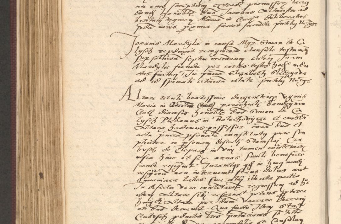Zdjęcie nr 818 dla obiektu archiwalnego: Acta actorum, obligacionum sententiarumque tam interlocutoriarum quam diffinitivarum coram reverendo domino Thoma Roschnowsky canonico et officiali Cracoviensi generali ad annum Domini 1534, indicione septima, pontificatus sanctissimi in Christo patris domini et domini Clementis pape septimi, anno ipsius undecimo vel alias, ut dicitur vacante sede apostolica feliciter continuantur