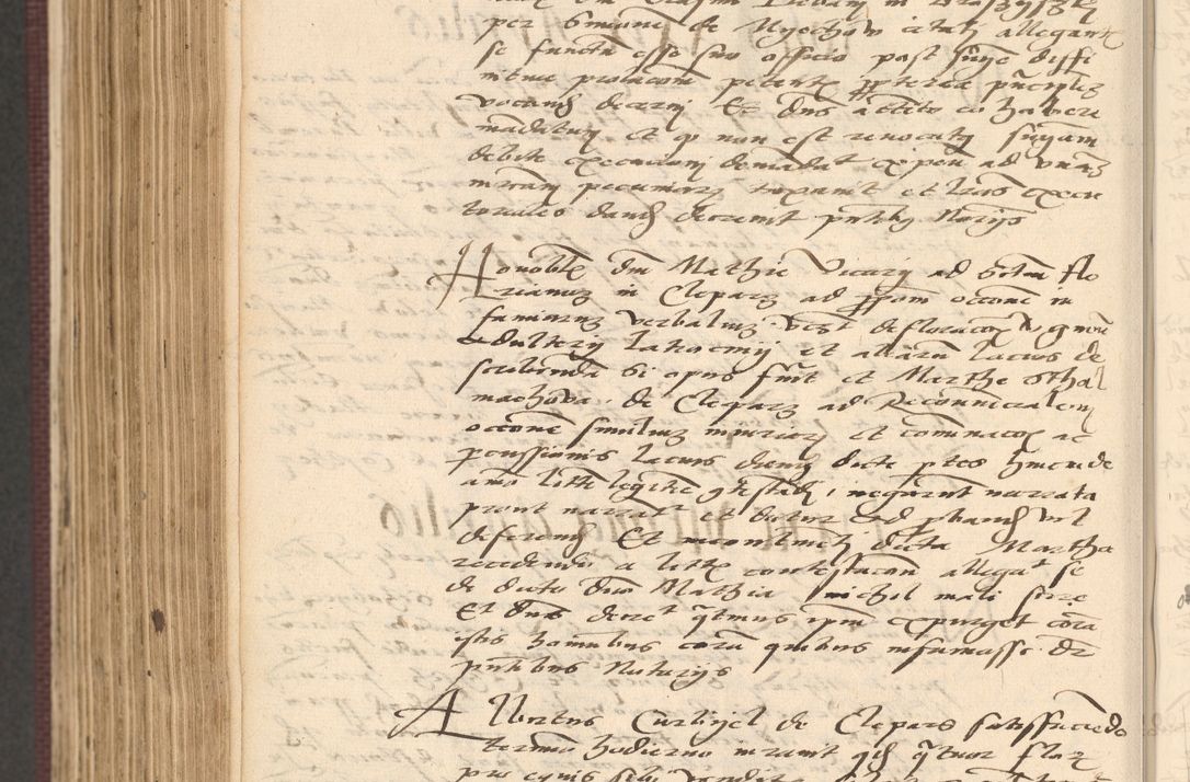 Zdjęcie nr 806 dla obiektu archiwalnego: Acta actorum, obligacionum sententiarumque tam interlocutoriarum quam diffinitivarum coram reverendo domino Thoma Roschnowsky canonico et officiali Cracoviensi generali ad annum Domini 1534, indicione septima, pontificatus sanctissimi in Christo patris domini et domini Clementis pape septimi, anno ipsius undecimo vel alias, ut dicitur vacante sede apostolica feliciter continuantur