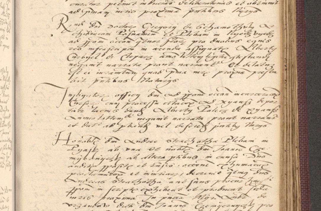 Zdjęcie nr 803 dla obiektu archiwalnego: Acta actorum, obligacionum sententiarumque tam interlocutoriarum quam diffinitivarum coram reverendo domino Thoma Roschnowsky canonico et officiali Cracoviensi generali ad annum Domini 1534, indicione septima, pontificatus sanctissimi in Christo patris domini et domini Clementis pape septimi, anno ipsius undecimo vel alias, ut dicitur vacante sede apostolica feliciter continuantur