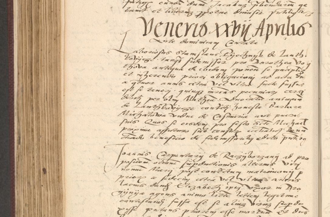 Zdjęcie nr 800 dla obiektu archiwalnego: Acta actorum, obligacionum sententiarumque tam interlocutoriarum quam diffinitivarum coram reverendo domino Thoma Roschnowsky canonico et officiali Cracoviensi generali ad annum Domini 1534, indicione septima, pontificatus sanctissimi in Christo patris domini et domini Clementis pape septimi, anno ipsius undecimo vel alias, ut dicitur vacante sede apostolica feliciter continuantur