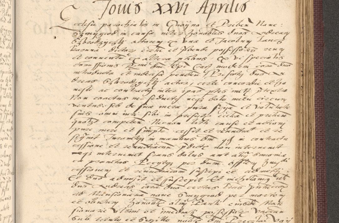Zdjęcie nr 799 dla obiektu archiwalnego: Acta actorum, obligacionum sententiarumque tam interlocutoriarum quam diffinitivarum coram reverendo domino Thoma Roschnowsky canonico et officiali Cracoviensi generali ad annum Domini 1534, indicione septima, pontificatus sanctissimi in Christo patris domini et domini Clementis pape septimi, anno ipsius undecimo vel alias, ut dicitur vacante sede apostolica feliciter continuantur