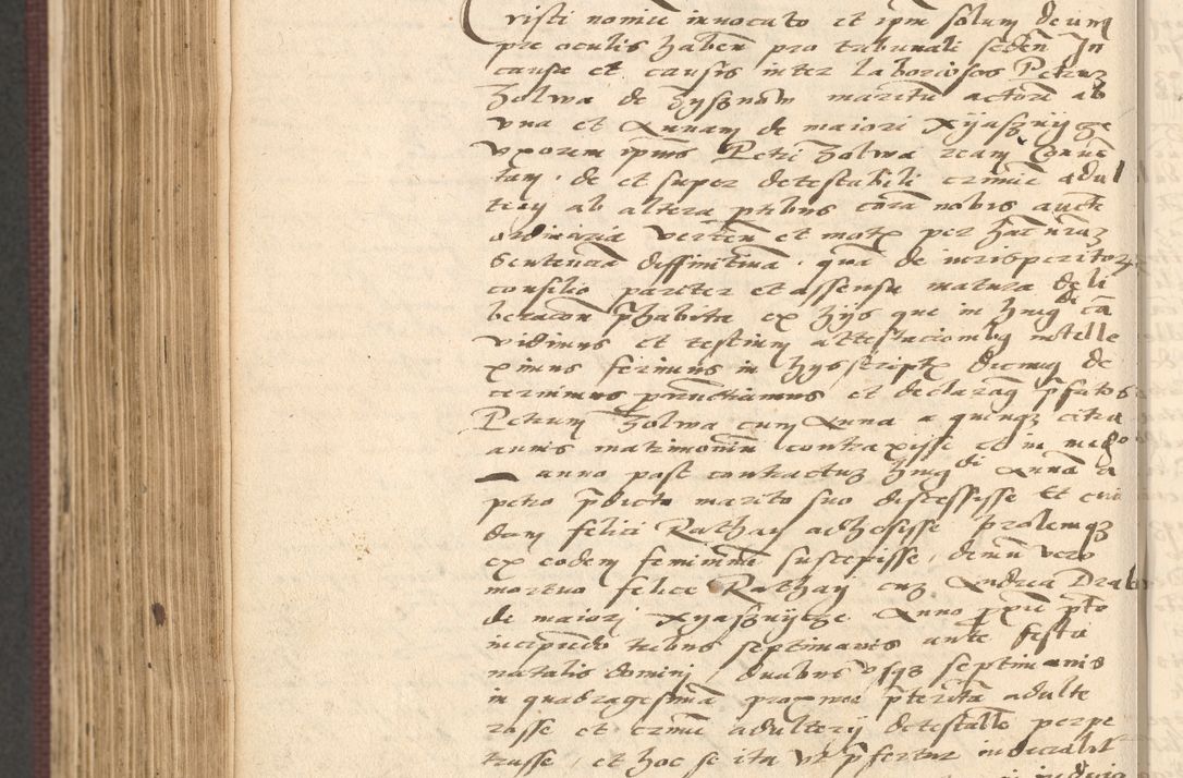 Zdjęcie nr 798 dla obiektu archiwalnego: Acta actorum, obligacionum sententiarumque tam interlocutoriarum quam diffinitivarum coram reverendo domino Thoma Roschnowsky canonico et officiali Cracoviensi generali ad annum Domini 1534, indicione septima, pontificatus sanctissimi in Christo patris domini et domini Clementis pape septimi, anno ipsius undecimo vel alias, ut dicitur vacante sede apostolica feliciter continuantur