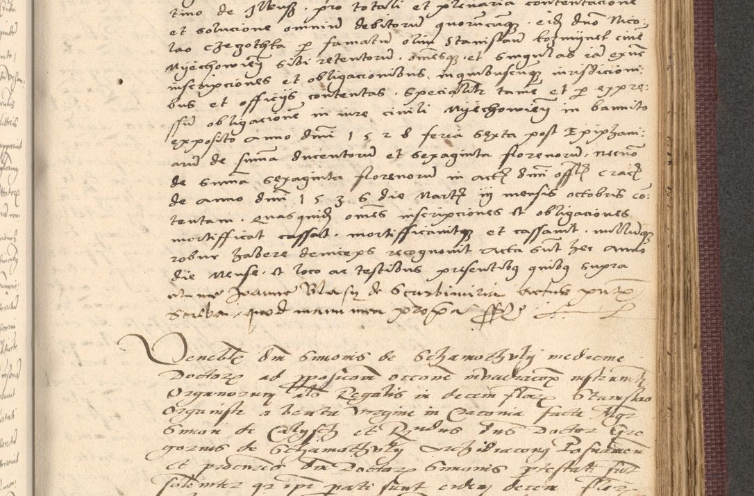 Zdjęcie nr 797 dla obiektu archiwalnego: Acta actorum, obligacionum sententiarumque tam interlocutoriarum quam diffinitivarum coram reverendo domino Thoma Roschnowsky canonico et officiali Cracoviensi generali ad annum Domini 1534, indicione septima, pontificatus sanctissimi in Christo patris domini et domini Clementis pape septimi, anno ipsius undecimo vel alias, ut dicitur vacante sede apostolica feliciter continuantur