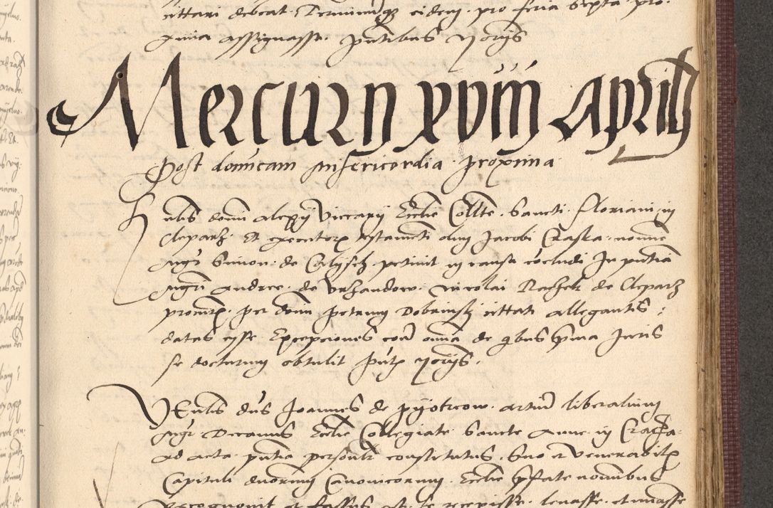 Zdjęcie nr 781 dla obiektu archiwalnego: Acta actorum, obligacionum sententiarumque tam interlocutoriarum quam diffinitivarum coram reverendo domino Thoma Roschnowsky canonico et officiali Cracoviensi generali ad annum Domini 1534, indicione septima, pontificatus sanctissimi in Christo patris domini et domini Clementis pape septimi, anno ipsius undecimo vel alias, ut dicitur vacante sede apostolica feliciter continuantur