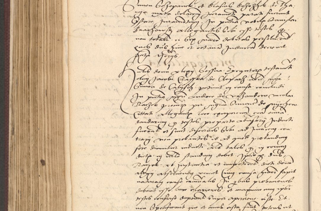 Zdjęcie nr 784 dla obiektu archiwalnego: Acta actorum, obligacionum sententiarumque tam interlocutoriarum quam diffinitivarum coram reverendo domino Thoma Roschnowsky canonico et officiali Cracoviensi generali ad annum Domini 1534, indicione septima, pontificatus sanctissimi in Christo patris domini et domini Clementis pape septimi, anno ipsius undecimo vel alias, ut dicitur vacante sede apostolica feliciter continuantur