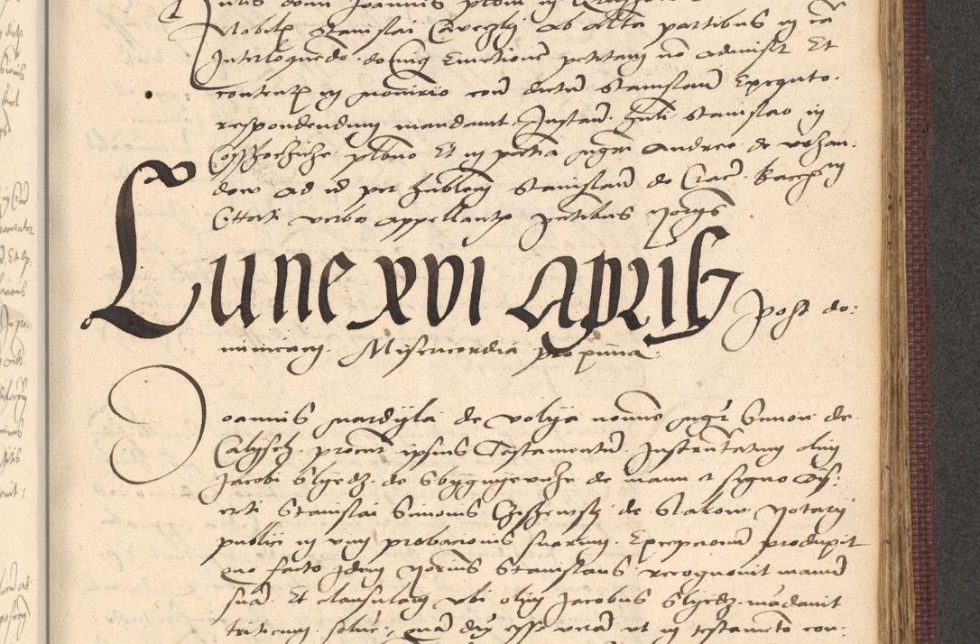 Zdjęcie nr 777 dla obiektu archiwalnego: Acta actorum, obligacionum sententiarumque tam interlocutoriarum quam diffinitivarum coram reverendo domino Thoma Roschnowsky canonico et officiali Cracoviensi generali ad annum Domini 1534, indicione septima, pontificatus sanctissimi in Christo patris domini et domini Clementis pape septimi, anno ipsius undecimo vel alias, ut dicitur vacante sede apostolica feliciter continuantur