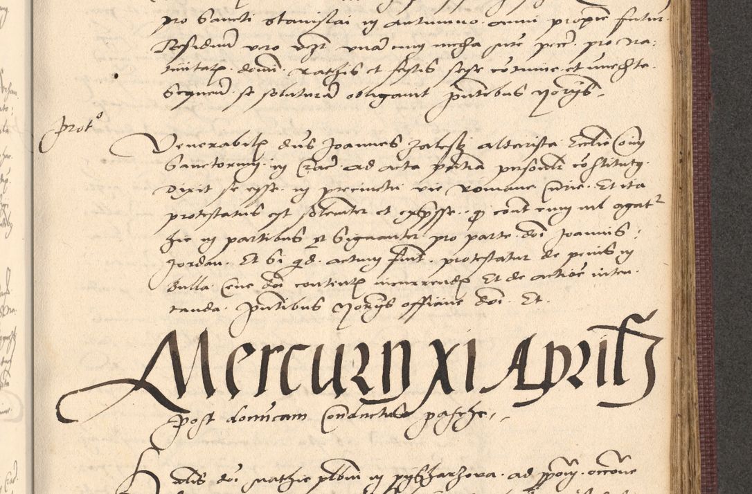 Zdjęcie nr 771 dla obiektu archiwalnego: Acta actorum, obligacionum sententiarumque tam interlocutoriarum quam diffinitivarum coram reverendo domino Thoma Roschnowsky canonico et officiali Cracoviensi generali ad annum Domini 1534, indicione septima, pontificatus sanctissimi in Christo patris domini et domini Clementis pape septimi, anno ipsius undecimo vel alias, ut dicitur vacante sede apostolica feliciter continuantur