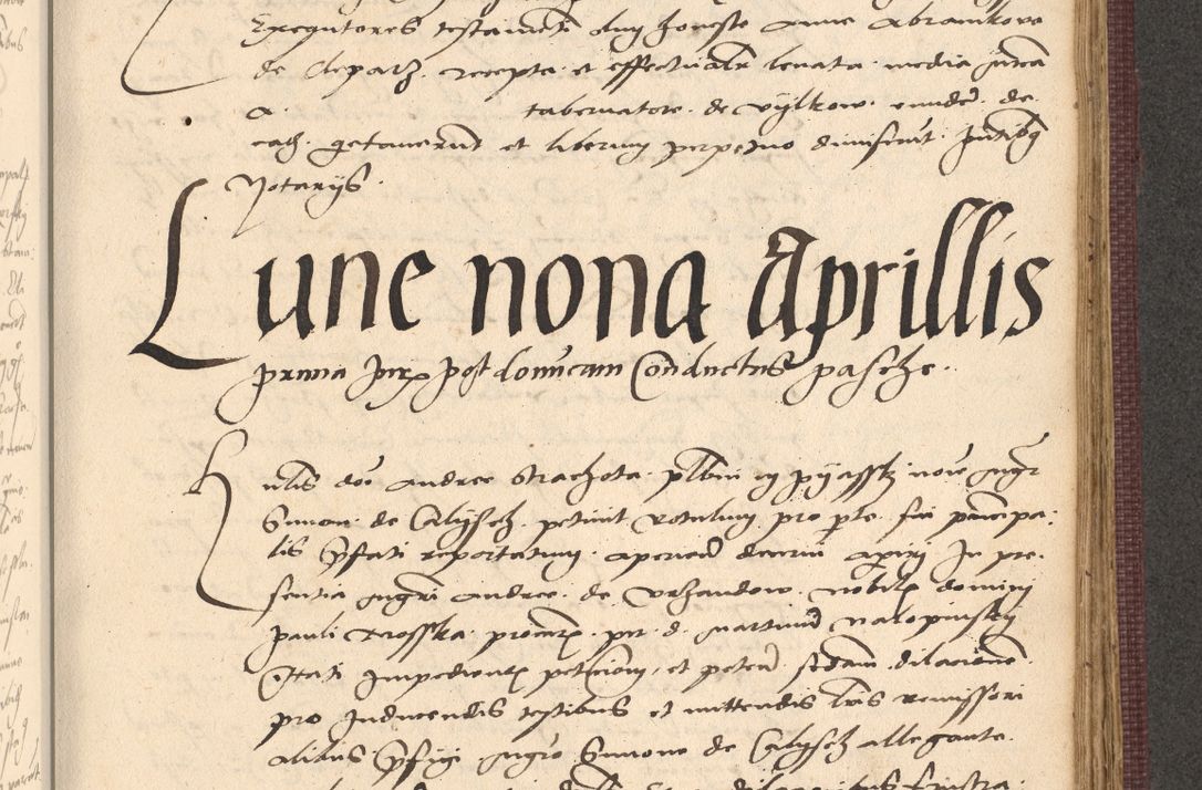 Zdjęcie nr 767 dla obiektu archiwalnego: Acta actorum, obligacionum sententiarumque tam interlocutoriarum quam diffinitivarum coram reverendo domino Thoma Roschnowsky canonico et officiali Cracoviensi generali ad annum Domini 1534, indicione septima, pontificatus sanctissimi in Christo patris domini et domini Clementis pape septimi, anno ipsius undecimo vel alias, ut dicitur vacante sede apostolica feliciter continuantur