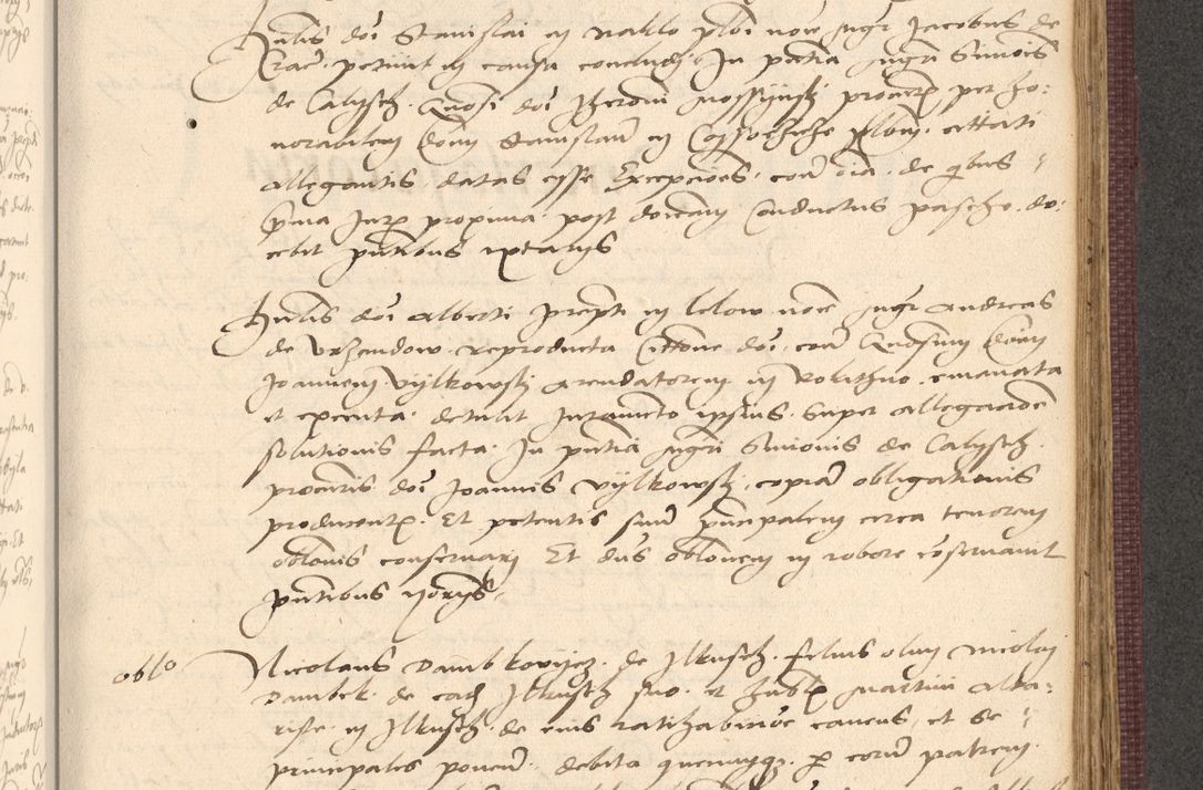 Zdjęcie nr 759 dla obiektu archiwalnego: Acta actorum, obligacionum sententiarumque tam interlocutoriarum quam diffinitivarum coram reverendo domino Thoma Roschnowsky canonico et officiali Cracoviensi generali ad annum Domini 1534, indicione septima, pontificatus sanctissimi in Christo patris domini et domini Clementis pape septimi, anno ipsius undecimo vel alias, ut dicitur vacante sede apostolica feliciter continuantur