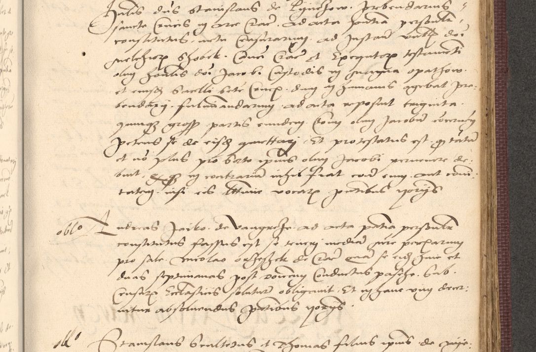 Zdjęcie nr 763 dla obiektu archiwalnego: Acta actorum, obligacionum sententiarumque tam interlocutoriarum quam diffinitivarum coram reverendo domino Thoma Roschnowsky canonico et officiali Cracoviensi generali ad annum Domini 1534, indicione septima, pontificatus sanctissimi in Christo patris domini et domini Clementis pape septimi, anno ipsius undecimo vel alias, ut dicitur vacante sede apostolica feliciter continuantur