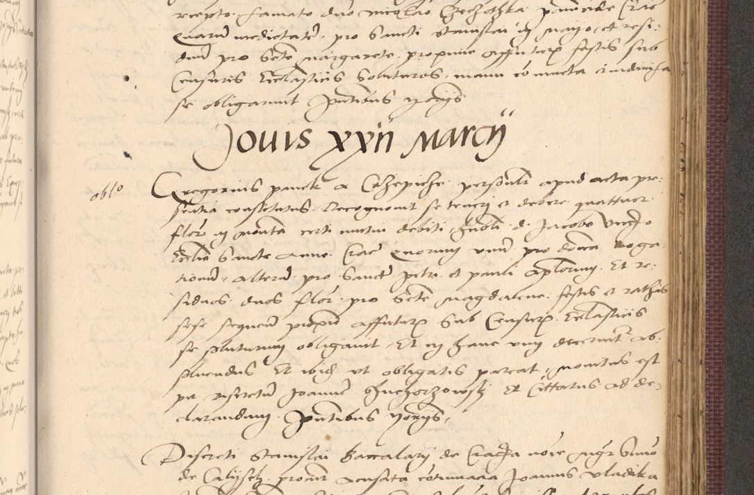 Zdjęcie nr 753 dla obiektu archiwalnego: Acta actorum, obligacionum sententiarumque tam interlocutoriarum quam diffinitivarum coram reverendo domino Thoma Roschnowsky canonico et officiali Cracoviensi generali ad annum Domini 1534, indicione septima, pontificatus sanctissimi in Christo patris domini et domini Clementis pape septimi, anno ipsius undecimo vel alias, ut dicitur vacante sede apostolica feliciter continuantur